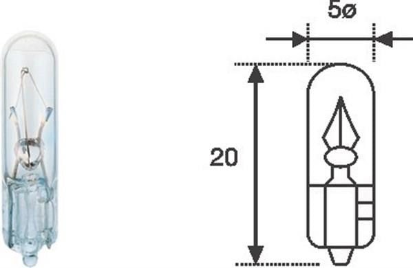 Żarówka W1,2W 12V 1,2W Magneti marelli 003721100000