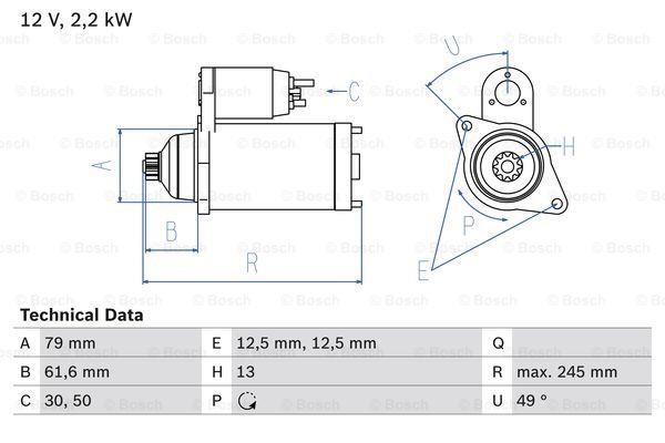 Купить Bosch 0 986 025 110 по низкой цене в Польше!