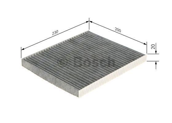 Bosch Cabin filter – price 84 PLN