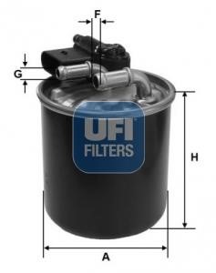 Ufi 24.148.00 Fuel filter 2414800: Buy near me in Poland at 2407.PL - Good price!