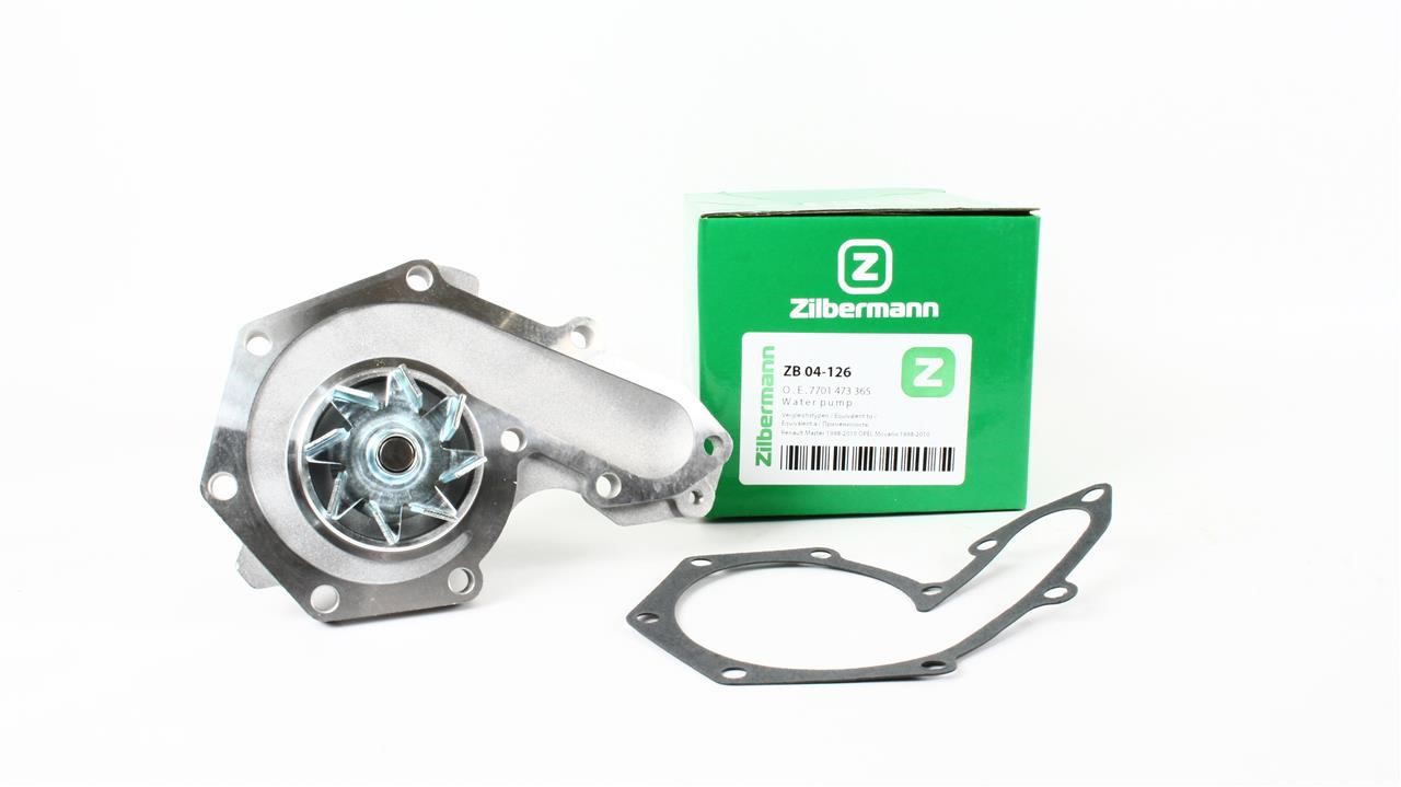 Zilbermann 04-126 Water pump 04126: Buy near me in Poland at 2407.PL - Good price!