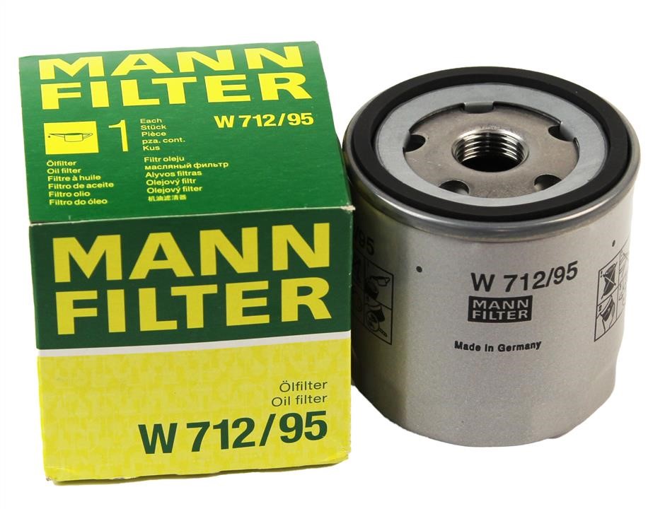 MANN-FILTER Ölfilter - W 712/95, N 908 132 02 