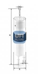 Ufi 31.962.00 Fuel filter 3196200: Buy near me at 2407.PL in Poland at an Affordable price!