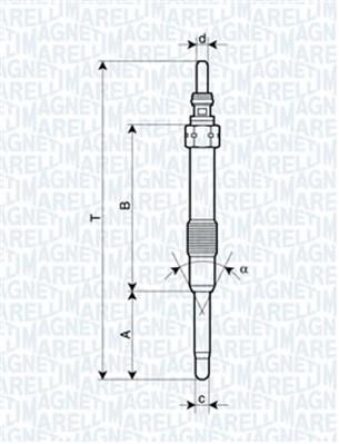 Magneti marelli 062900053304 Glow plug 062900053304: Buy near me at 2407.PL in Poland at an Affordable price!