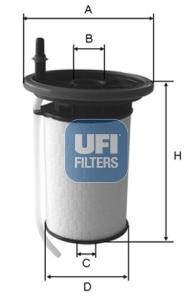 Ufi 26.053.00 Fuel filter 2605300: Buy near me at 2407.PL in Poland at an Affordable price!