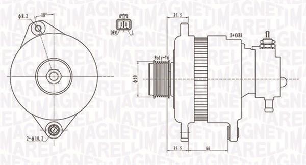 Magneti marelli 063731899010 Alternator 063731899010: Dobra cena w Polsce na 2407.PL - Kup Teraz!