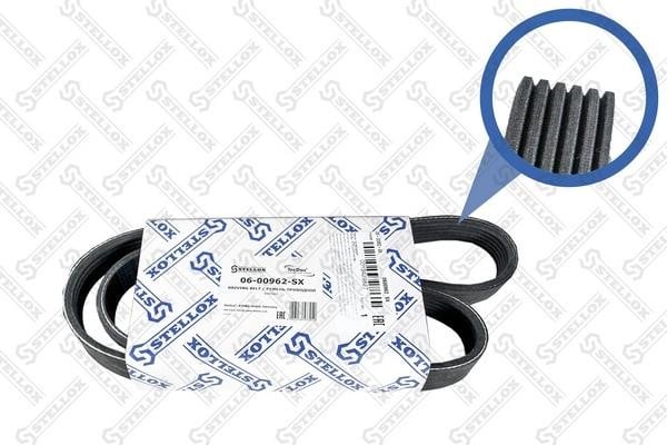 Alternator belt Geely: 0600962SX Stellox Poly-V belt