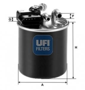 Ufi 24.151.00 Фільтр палива 2415100: Приваблива ціна - Купити у Польщі на 2407.PL!