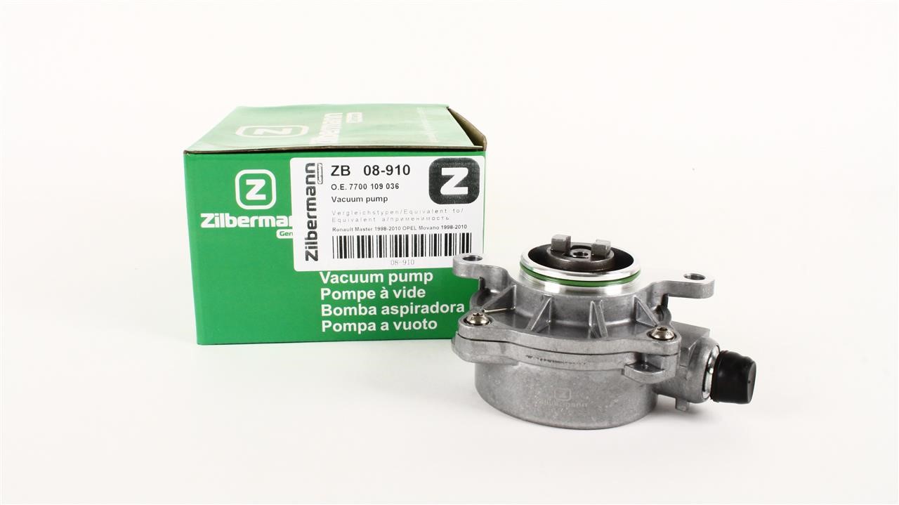 Zilbermann 08-910 Vacuum pump 08910: Buy near me in Poland at 2407.PL - Good price!