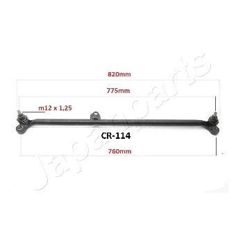 Spurstange Nissan Pickup: CR114 Japanparts Spurstange