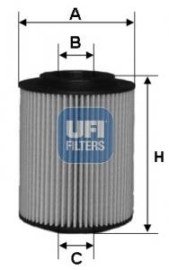Ufi 25.075.00 Oil Filter 2507500: Buy near me at 2407.PL in Poland at an Affordable price!
