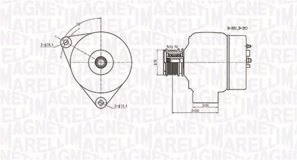 063731209010 Magneti marelli Alternator