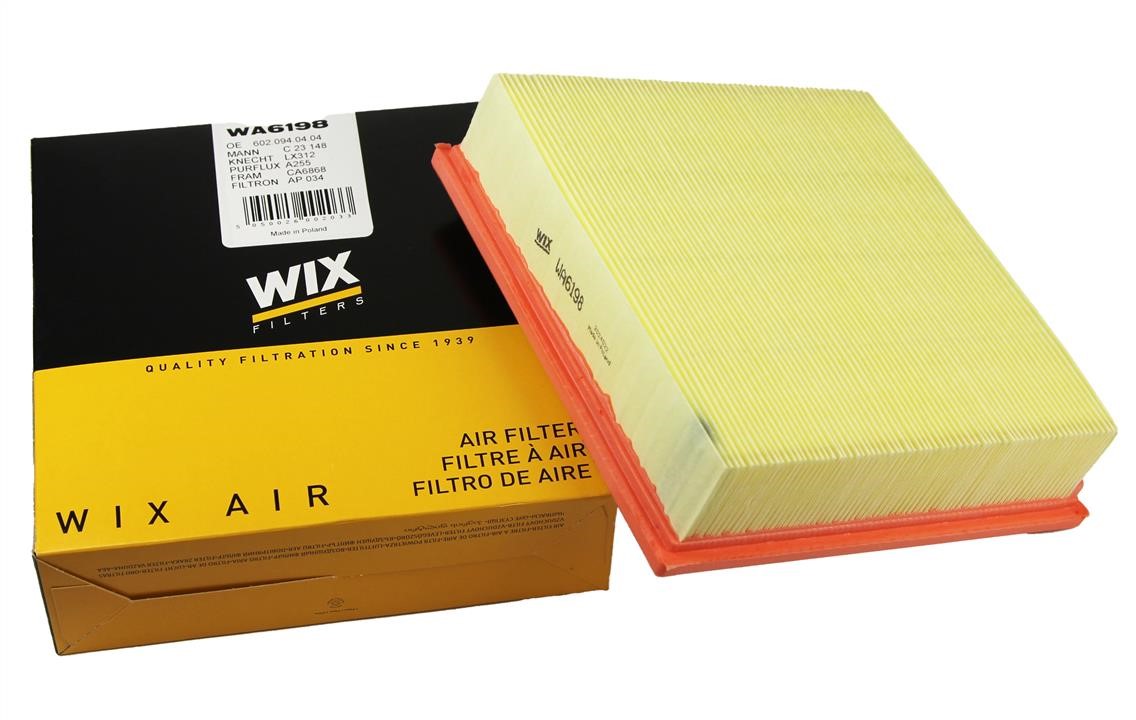 Filtr powietrza WIX WA6198