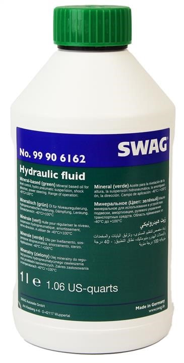 SWAG 99 90 6162 Масло гидравлическое SWAG Central hydraulic fluid, 1 л 99906162: Отличная цена - Купить в Польше на 2407.PL!