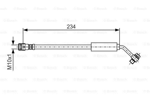 Bosch Тормозной шланг – цена 64 PLN