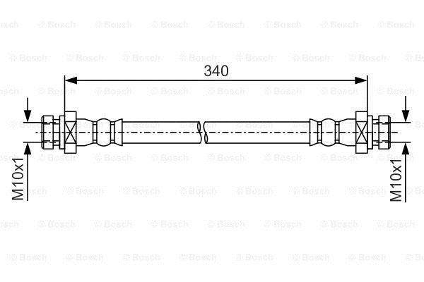 Bosch Bremsschlauch – Preis 49 PLN