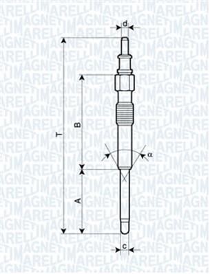 Magneti marelli 062900042304 Glow plug 062900042304: Buy near me at 2407.PL in Poland at an Affordable price!