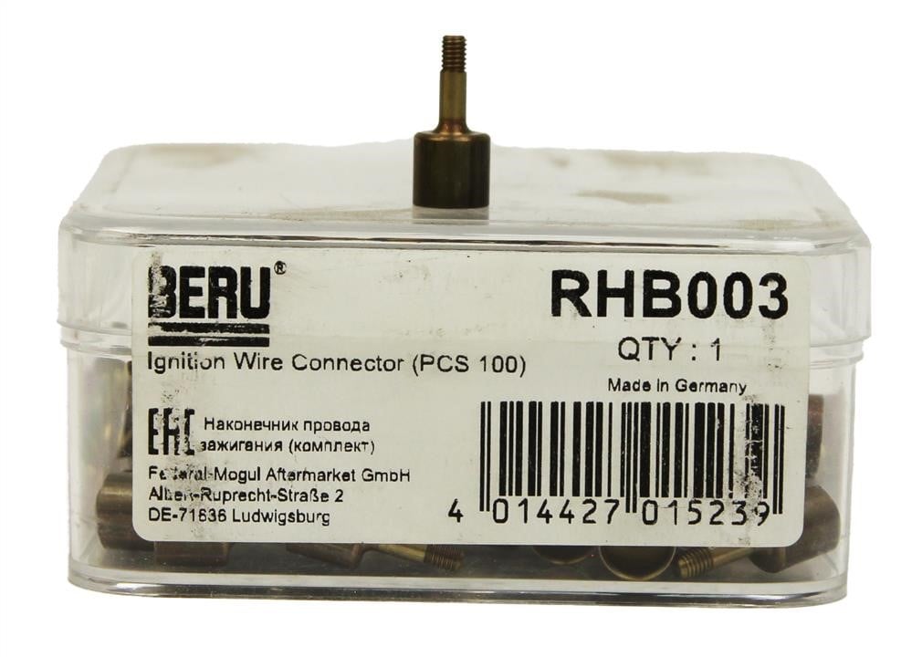 Beru RHB003 High Voltage Wire Tip RHB003: Buy near me in Poland at 2407.PL - Good price!