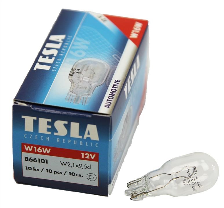 Лампа накаливания W16W 12V 16W Tesla B66101