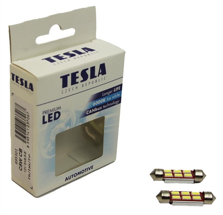 Лампа світлодіодна Festoon 38 12V SV8,5 (2 шт.) Tesla B95301