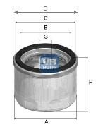Ufi 27A8600 Urea filter 27A8600: Buy near me in Poland at 2407.PL - Good price!