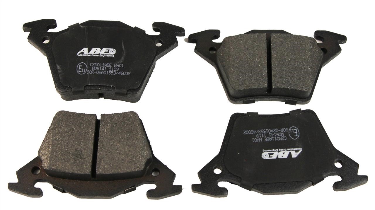ABE C2M011ABE Rear disc brake pads, set C2M011ABE: Buy near me in Poland at 2407.PL - Good price!