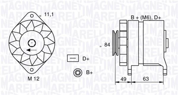Купить Magneti marelli 063321044010 по низкой цене в Польше!