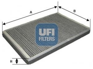 Ufi 54.278.00 Filter, interior air 5427800: Buy near me at 2407.PL in Poland at an Affordable price!