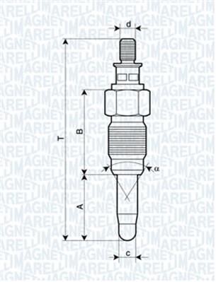 Magneti marelli 062900056304 Glow plug 062900056304: Buy near me at 2407.PL in Poland at an Affordable price!