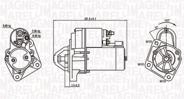 063721289010 Magneti marelli Starter