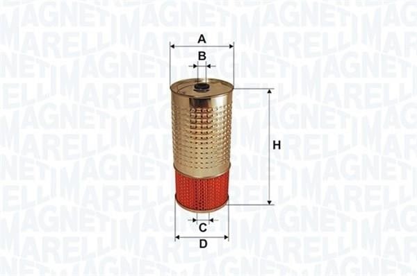 153071760682 Magneti marelli Filtr oleju