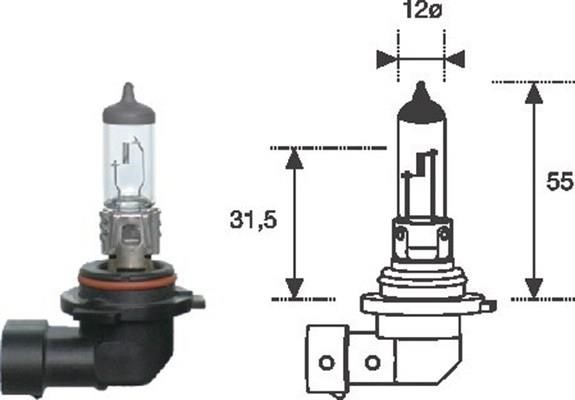 Magneti marelli 002577300000 Halogen lamp 12V HB4 51W 002577300000: Buy near me at 2407.PL in Poland at an Affordable price!