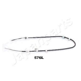 Linka hamulca postojowego Mitsubishi: BC576L Japanparts Linka hamulca ręcznego, lewy