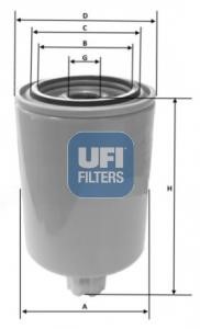 2403900 Ufi Filtr paliwa