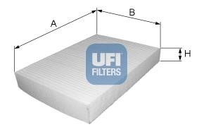 Ufi 53.256.00 Filter, interior air 5325600: Buy near me at 2407.PL in Poland at an Affordable price!