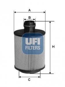 2516000 UFI Ölfilter
