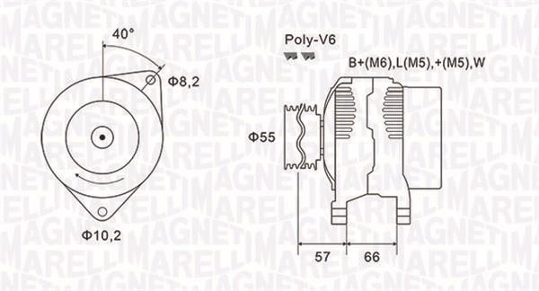 Magneti marelli 063731036010 Alternator 063731036010: Dobra cena w Polsce na 2407.PL - Kup Teraz!