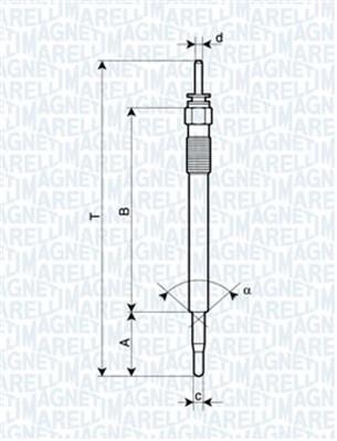 Magneti marelli 062900086304 Glow plug 062900086304: Buy near me at 2407.PL in Poland at an Affordable price!
