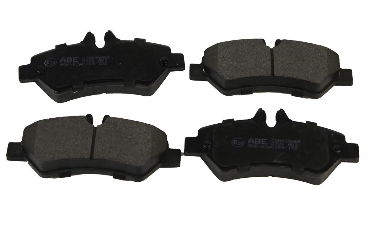 ABE C2M028ABE Rear disc brake pads, set C2M028ABE: Buy near me in Poland at 2407.PL - Good price!