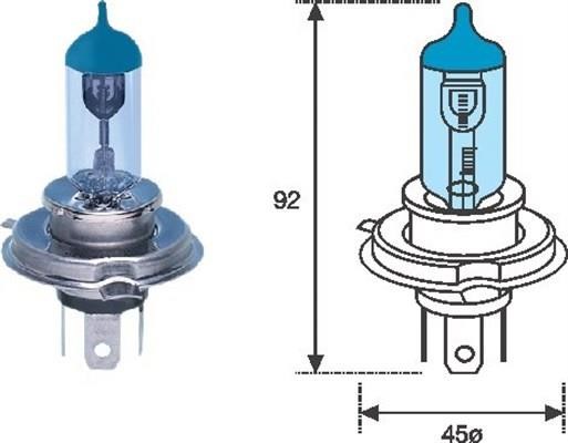 Magneti marelli 002602100000 Halogen lamp 12V H4 60/55W 002602100000: Buy near me at 2407.PL in Poland at an Affordable price!