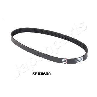 Japanparts DV-5PK0690 V-ribbed belt 5PK690 DV5PK0690: Buy near me in Poland at 2407.PL - Good price!