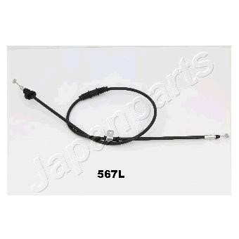 Linka hamulca postojowego Mitsubishi: BC567L Japanparts Linka hamulca ręcznego, lewy