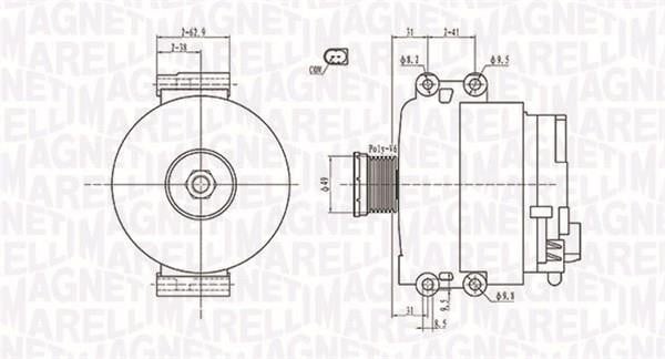 063731774010 Magneti marelli Alternator
