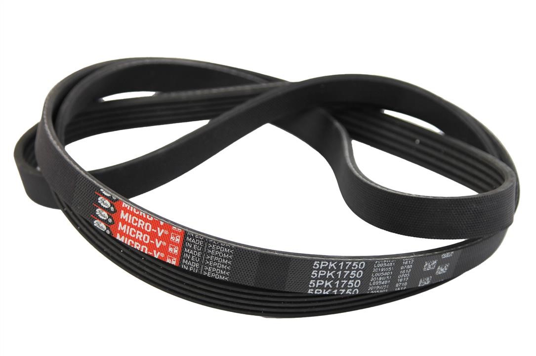 Drive belt Dacia Sandero: 5PK1750 Gates Poly-V belt 5PK1750