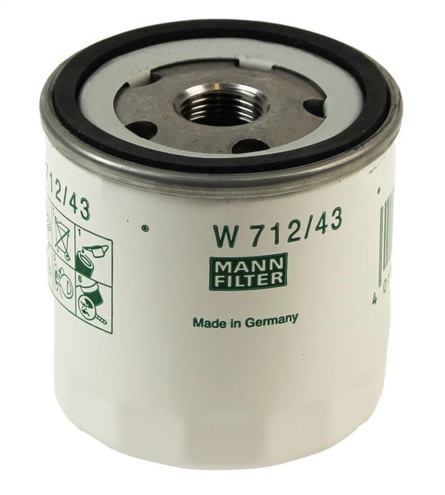 Mann-Filter W 712/43 Масляный фильтр W71243: Отличная цена - Купить в Польше на 2407.PL!