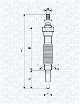 Magneti marelli 062900072304 Glow plug 062900072304: Buy near me at 2407.PL in Poland at an Affordable price!