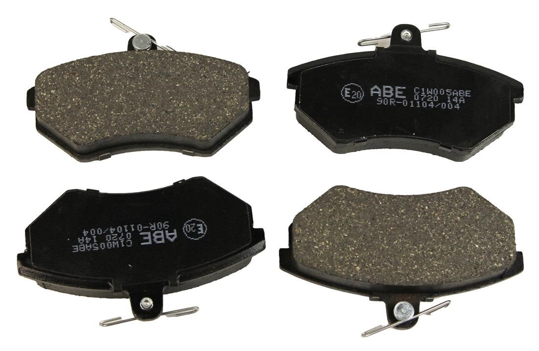 ABE C1W005ABE Front disc brake pads, set C1W005ABE: Buy near me in Poland at 2407.PL - Good price!
