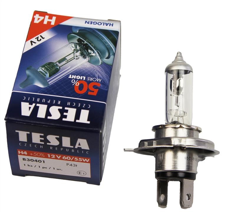 Halogen lamp 12V H4 60&#x2F;55W +50% Tesla B30401