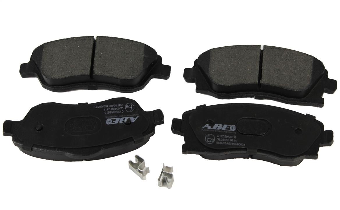 C1X020ABE ABE Front disc brake pads, set