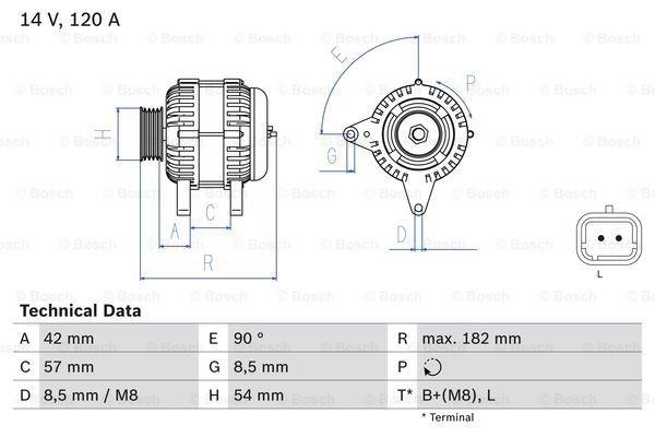 Alternator Bosch 0 986 049 810